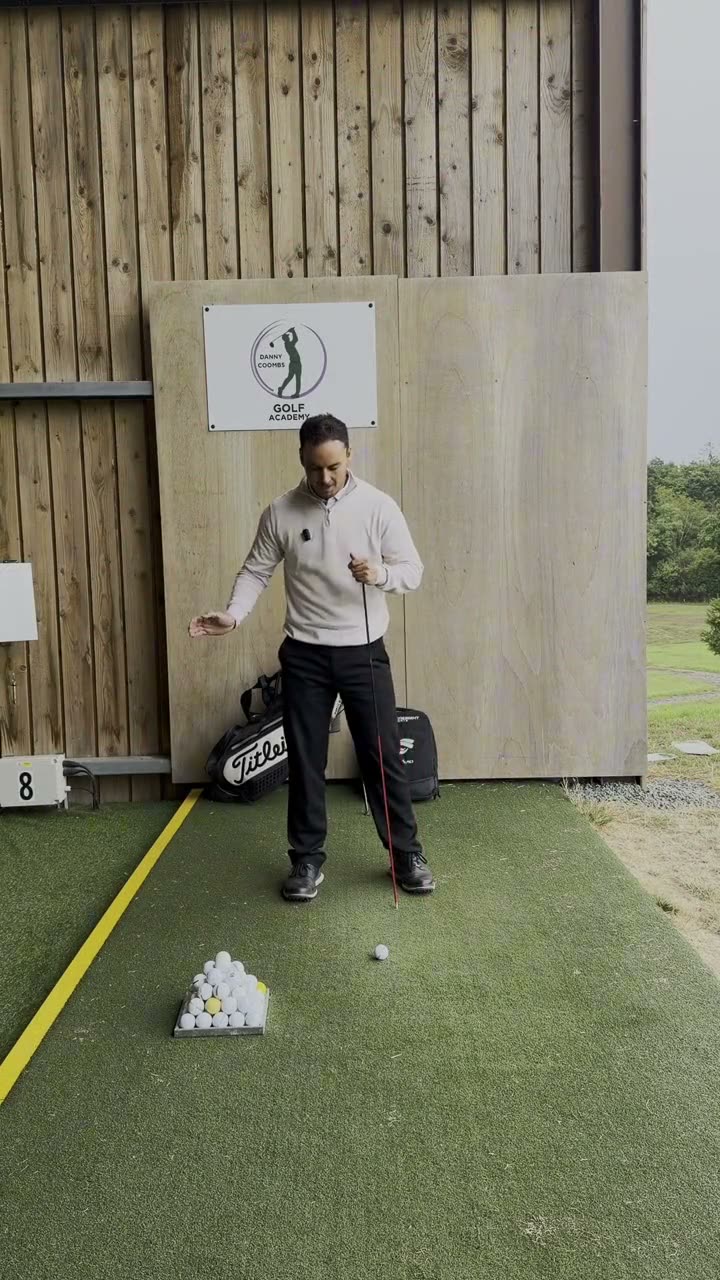 Danny Coombs demonstrating the alignment rod drill